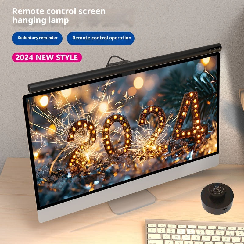 Aluminum Alloy Computer Screen Hanging Lamp Eye Protection Asymmetric Light Source