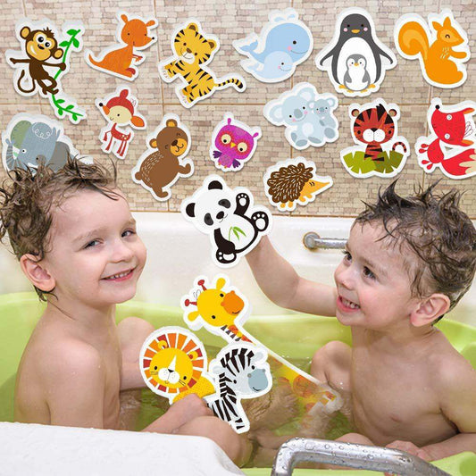 Animal Bath Toys Foam Animals With Storage Bag