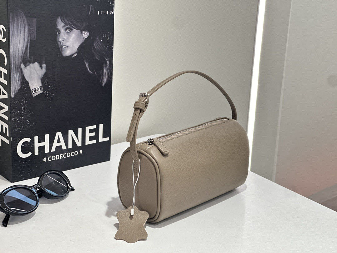 New Cross-Border Customizable Popular Shoulder Pen Holder Bag Made Of Top Layer Cowhide For Women
