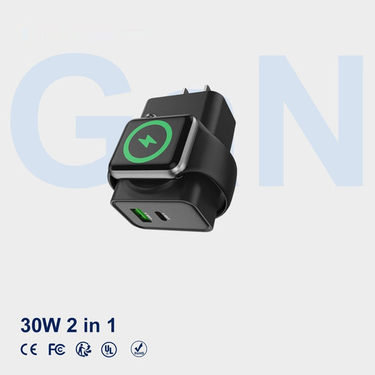 Wireless Charging Adapter For Phone And Smartwatch