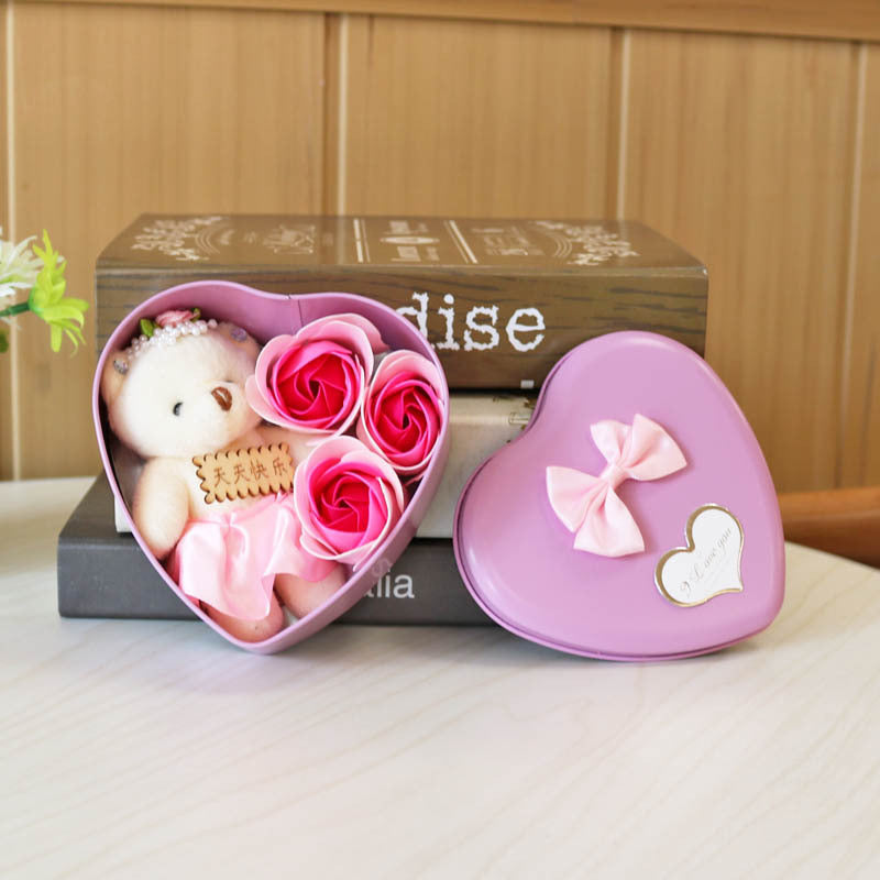 Rose-scented Soap Flowers Creative Small Gifts Corporate Event Giveaways And Decorative Soaps