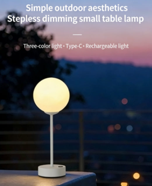 Charging Touch Control Bud Shape Table Lamp Bedside Lamp Study Office Desk Decor
