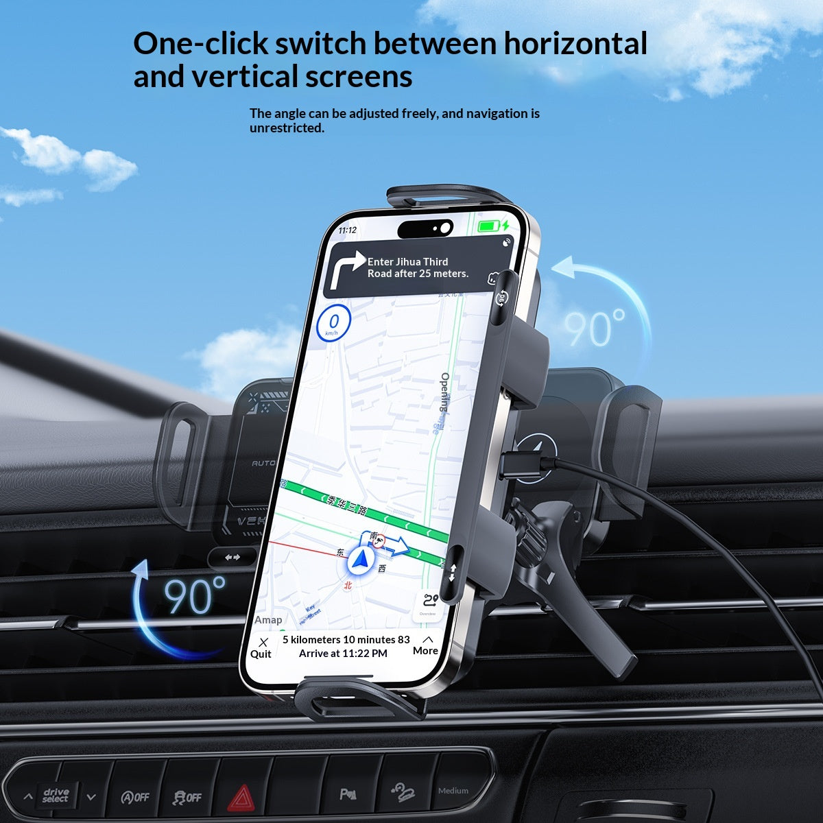 New Wireless Fast-charging Car Phone Holder