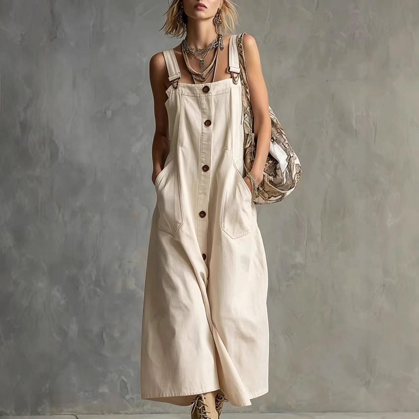 Womens Fashion Mid-length Off-shoulder Dress