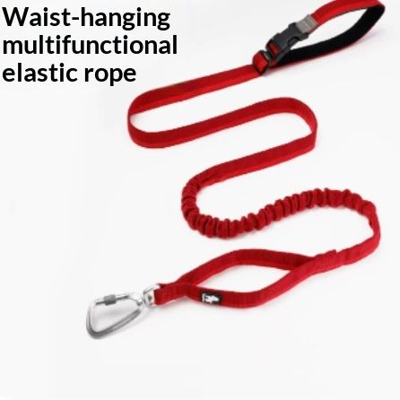 Pet Dog Leash With Elastic Suitable For Running And Outdoor Activities Can Be Attached To The Waist