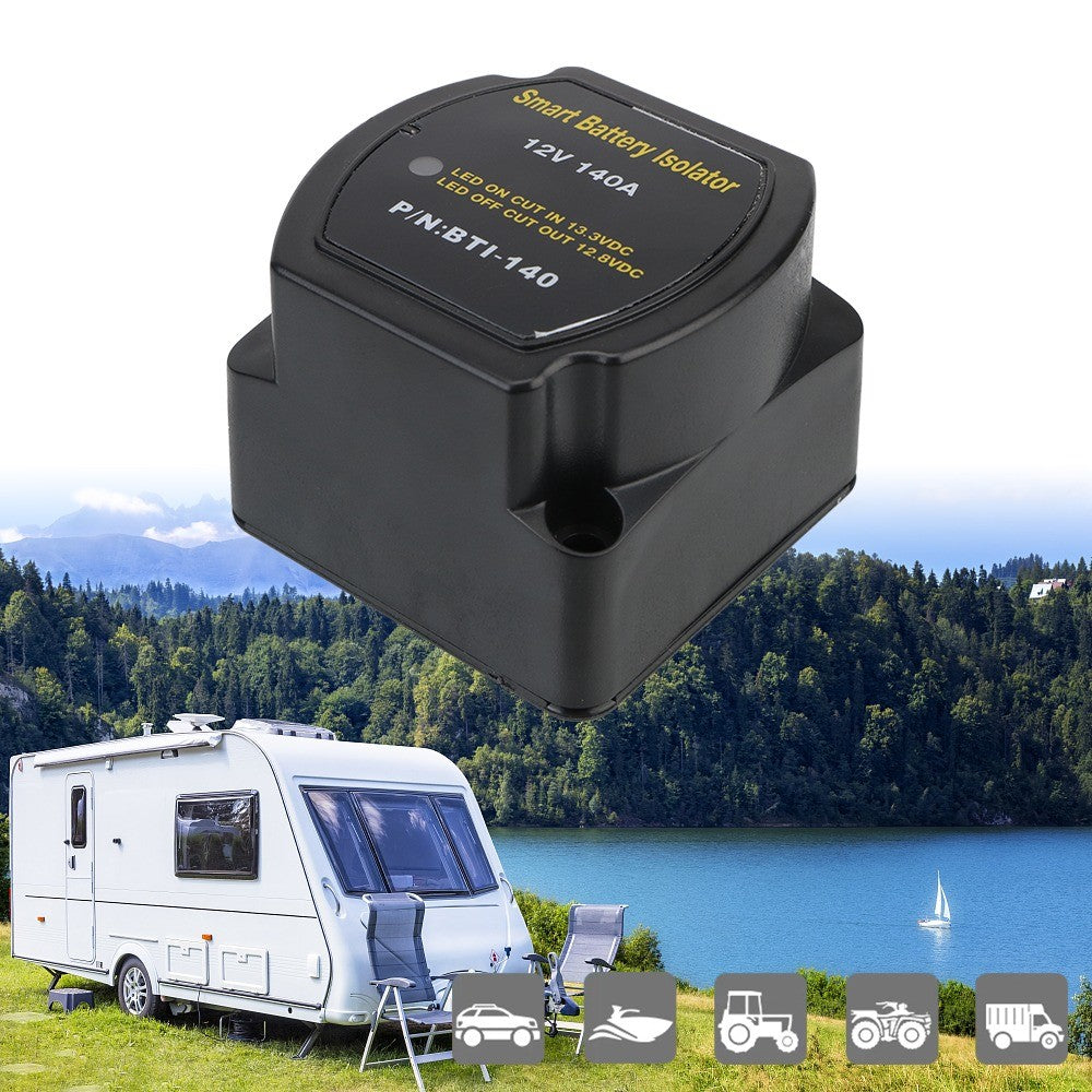 Support Pan European：12V 140A Fully Automatic Battery Isolator Relay BSR VSR Charging Relay Car Camper