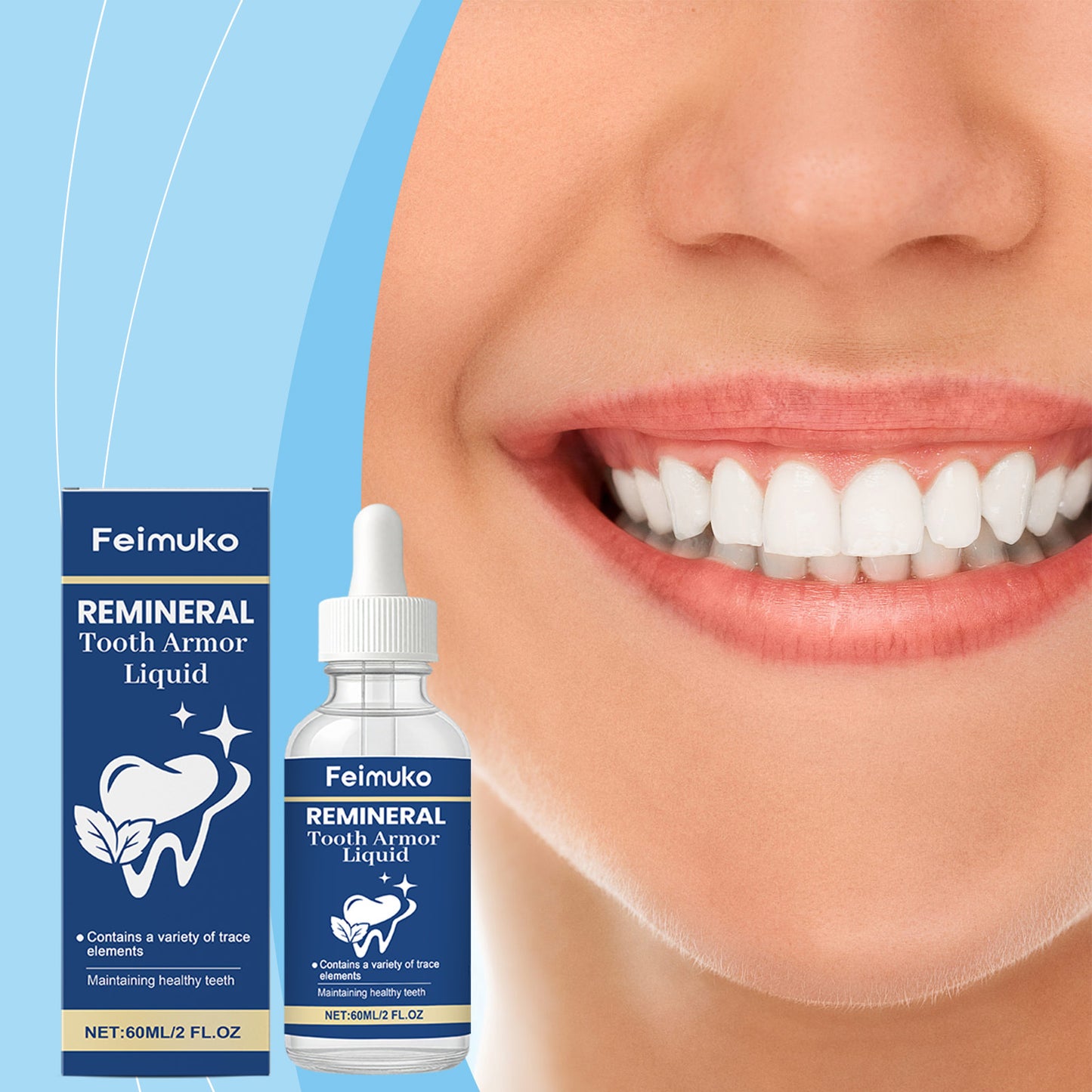 Dental Care Solution For Daily Cleaning Of Surface Stains