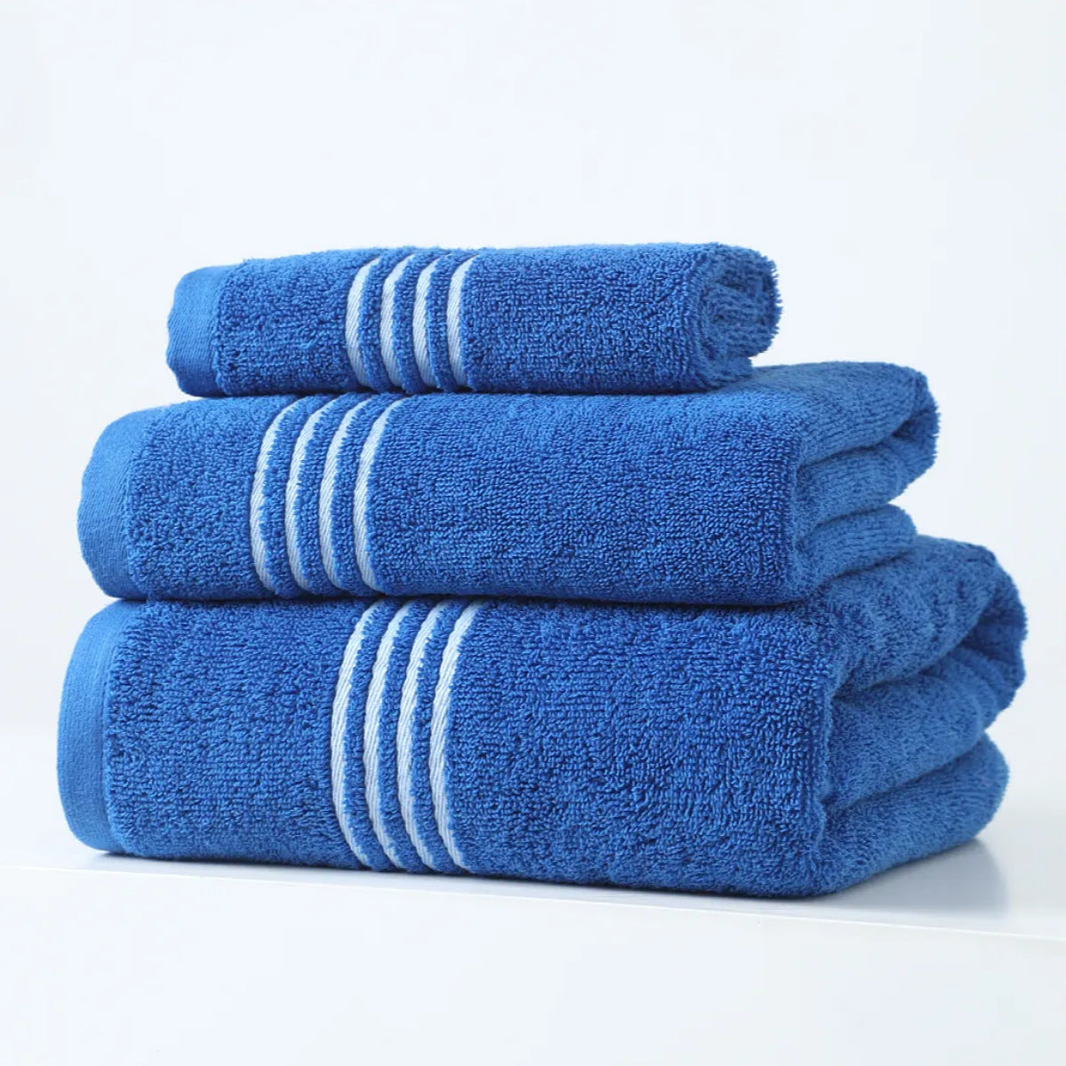 100 Cotton Large Quick Absorbent And Fast Drying Face Towel Set With Bath Towel