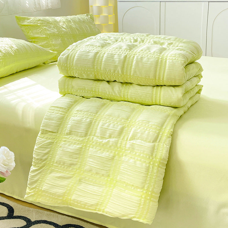 Seersucker Summer Cooling Air Conditioning Bed Summer Quilt