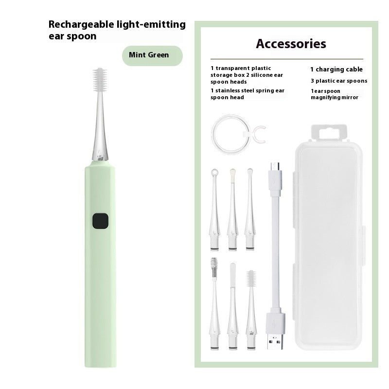 Children's Charging Visual Luminous Ear Pick Cleaning Suit