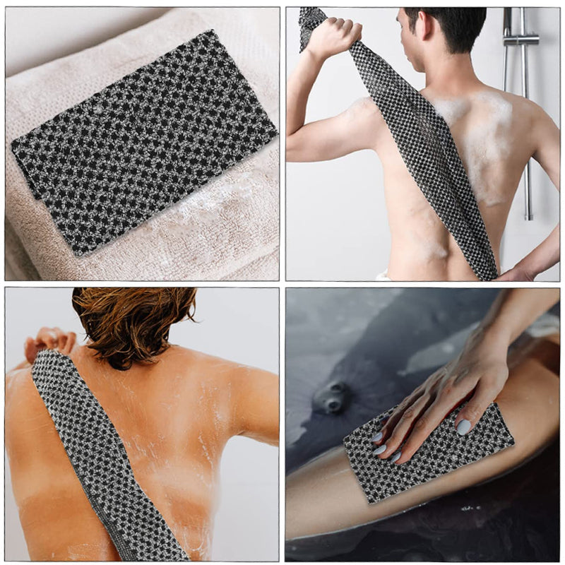 Body Cleaning Back Scrubber Exfoliating Bath Towel Washcloth Shower Scrubber