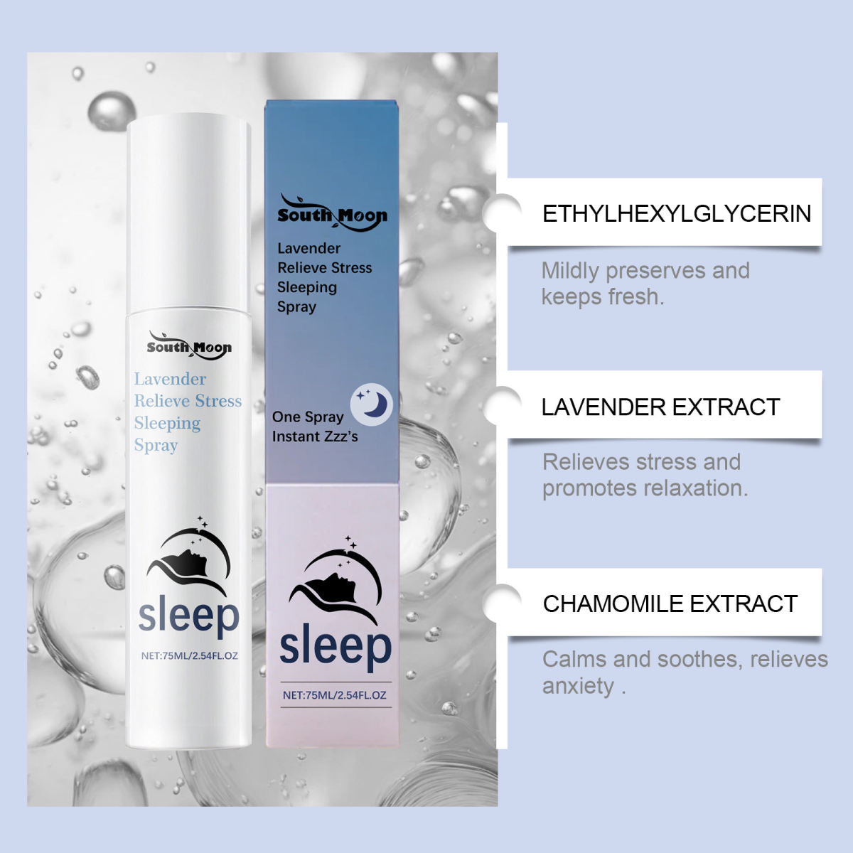 Lavender Body Improve Night Sleep Care Spray