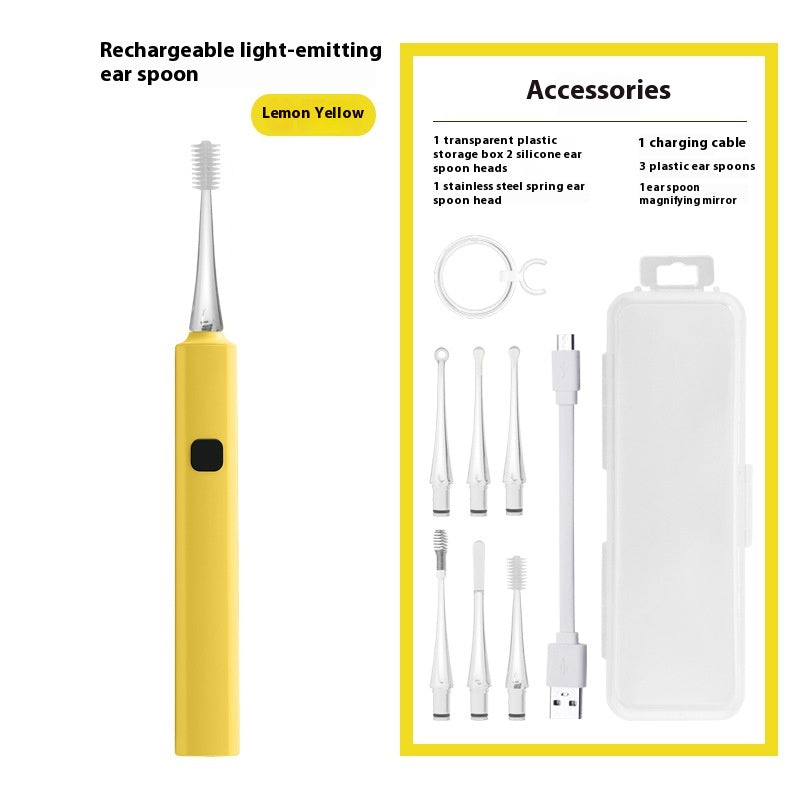 Children's Charging Visual Luminous Ear Pick Cleaning Suit