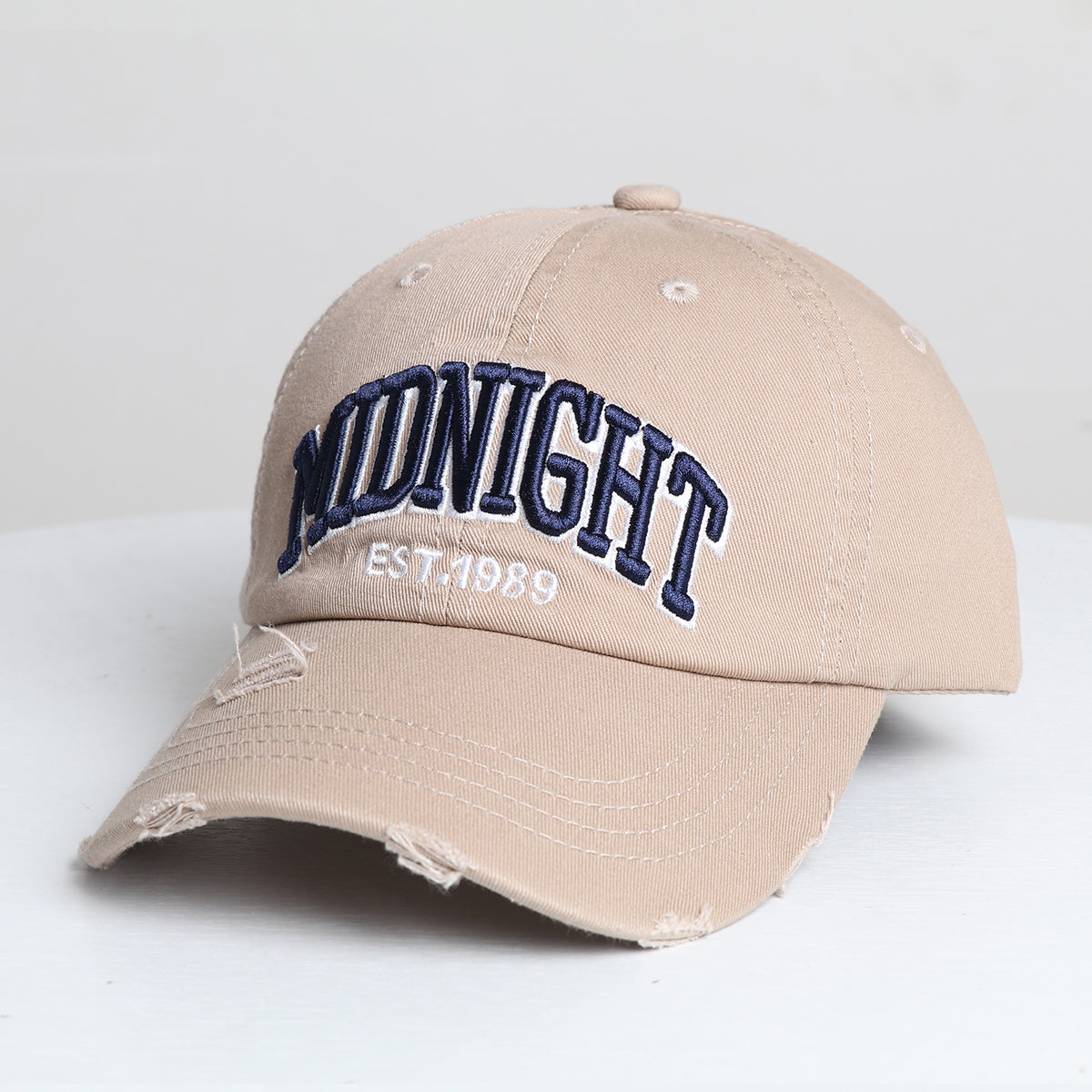 Men's And Women's Matching Casual Retro Embroidered Letters 1989 Vintage Soft Top Baseball Cap For Outdoor Street Cool And Versatile Sun Protection Fashionable Brim Hat