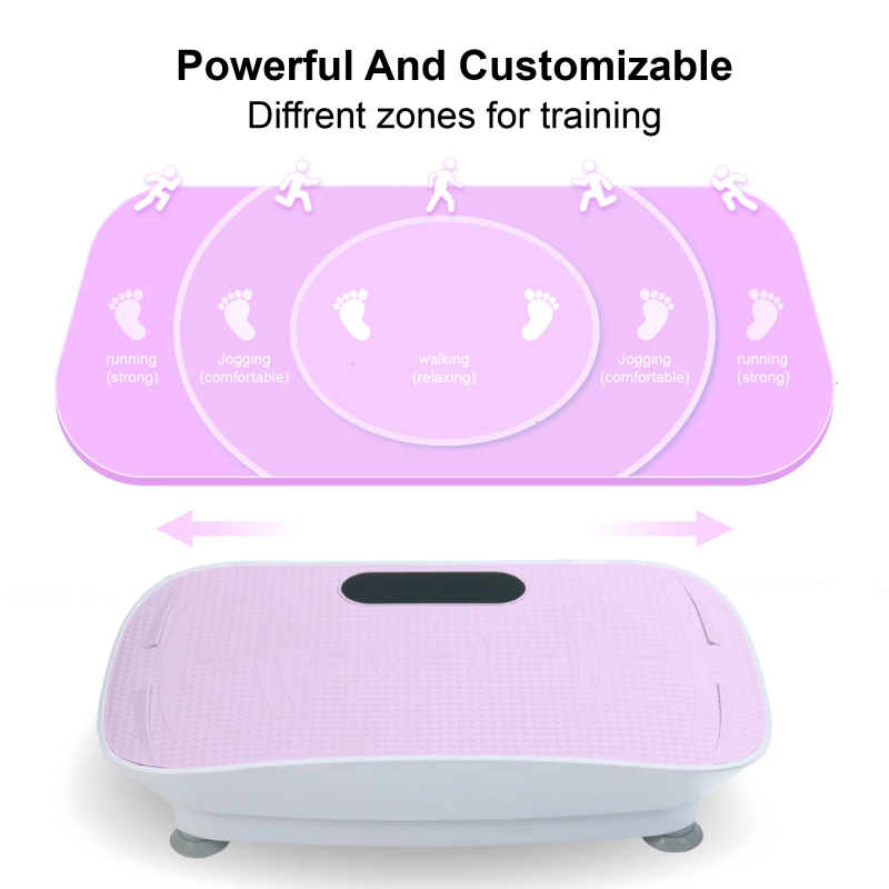 Silent Vibration Platform Crazy Fitness Massage 10 Frequency Weight Loss  Fat Burner Body Shaking Machine For Unisex Pi Nk