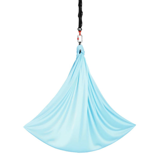 Aerial Yoga Hammock, Maximum 300 Lbs Load Aerial Silk, Yoga Swing With Nylon Fabric, Daisy Rope, PE Zipper Bag, Gymnastics Swings Suitable For Men And Women, Dual-Function Hammock & Swing