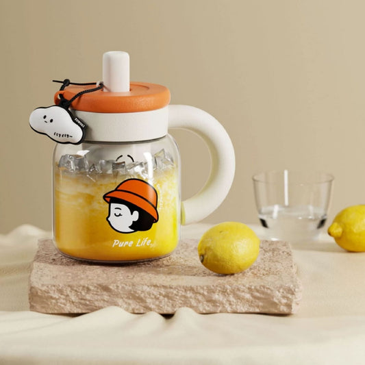 Creation Collection Large-capacity Glass Cup Stylish And Good-looking For Women