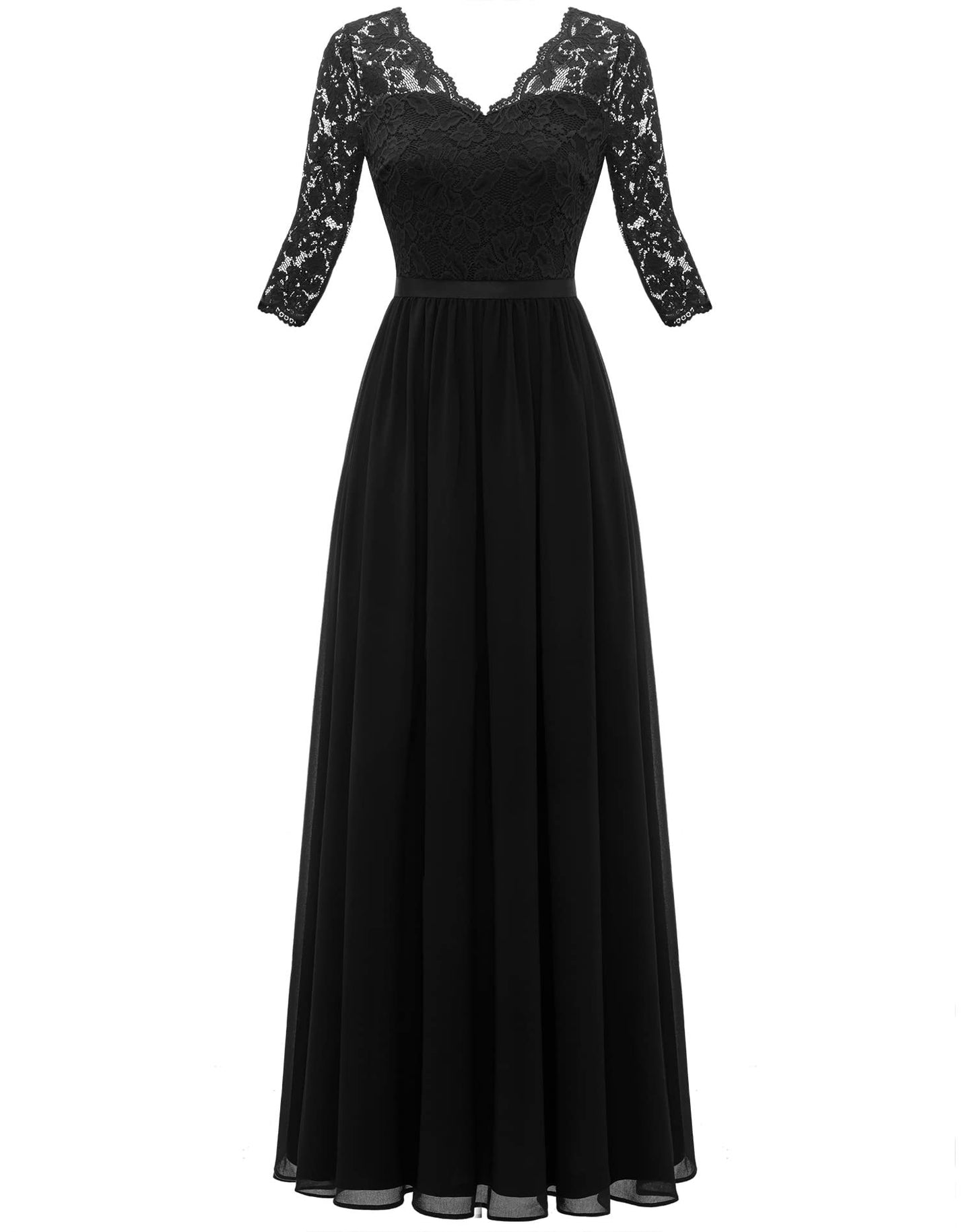 Best Seller Dress Lace Long Patchwork Waist-tight Noble Dress
