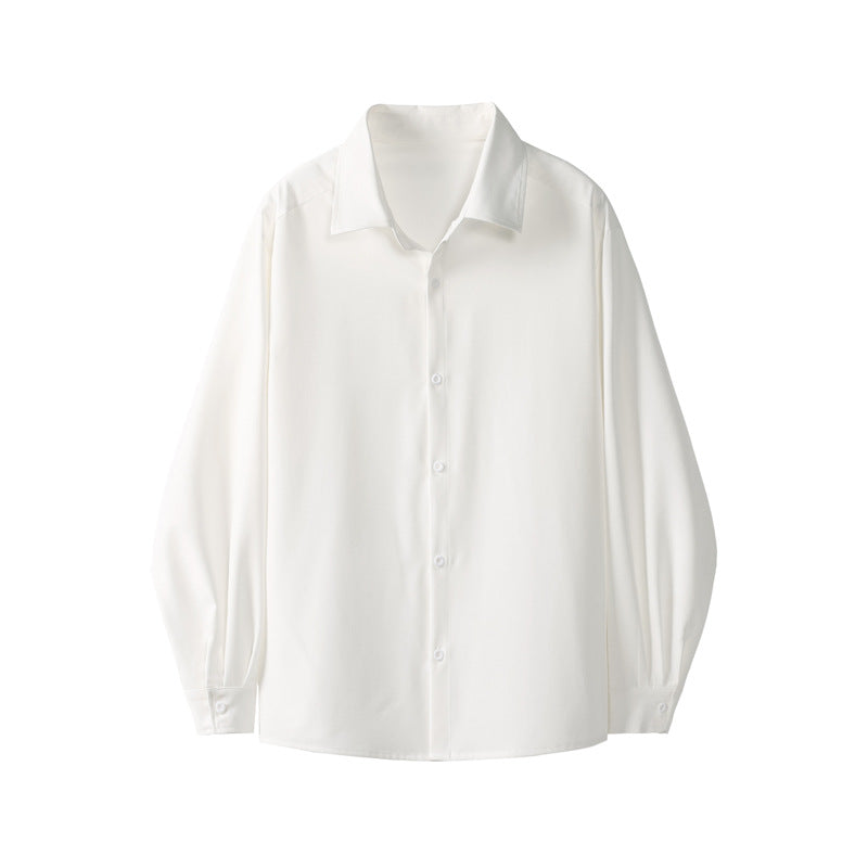 Niche-design Drape-fit Wrinkle-resistant Casual Shirt Korean-style Top