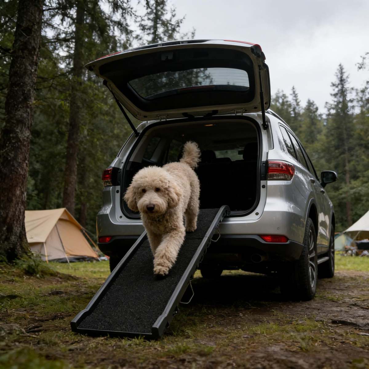 Pet Ramp,Pet Gentle Slope Ramp,Foldable Dog Car Ramp