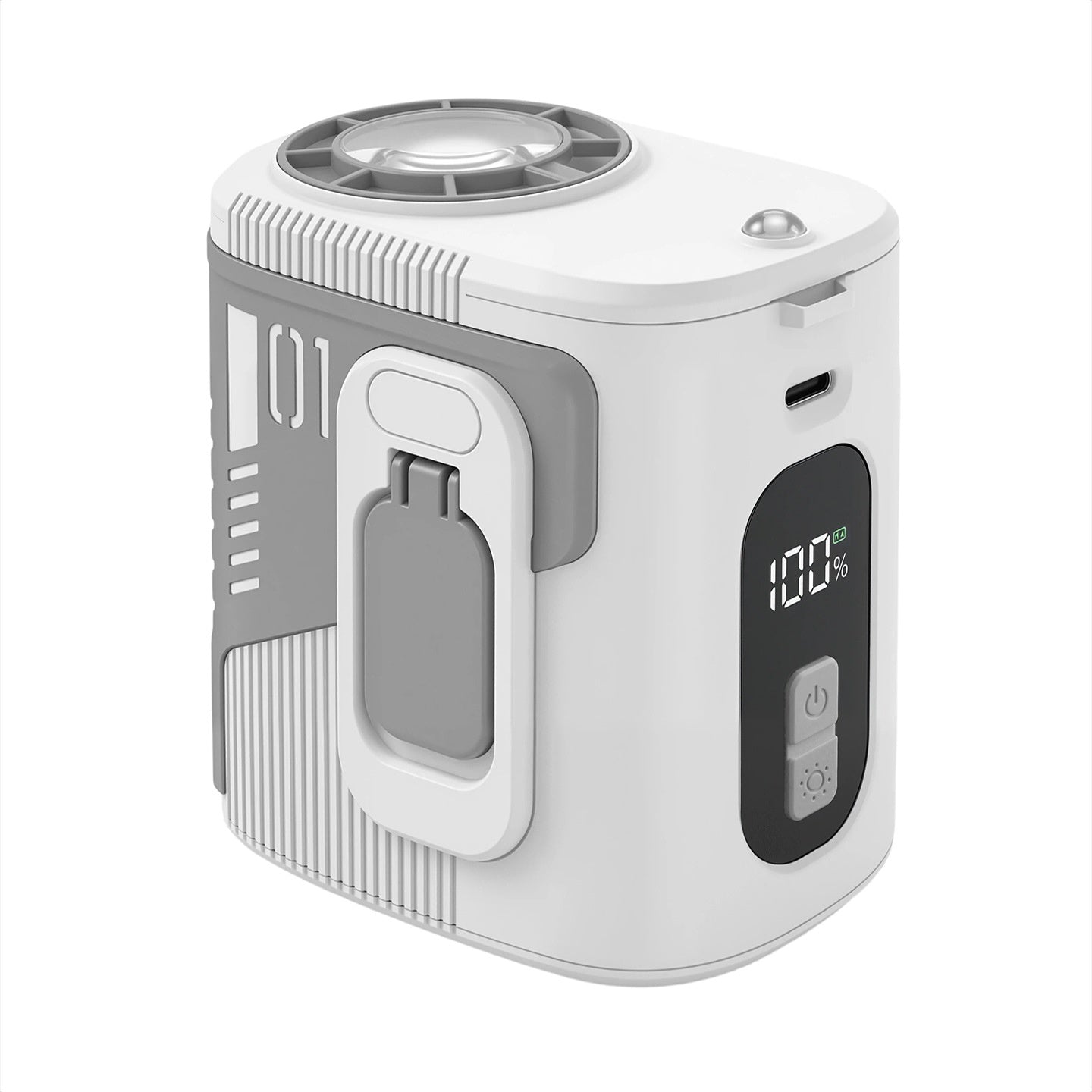Speed-Adjustable High-Speed Cooling Fan With USB And Digital Display