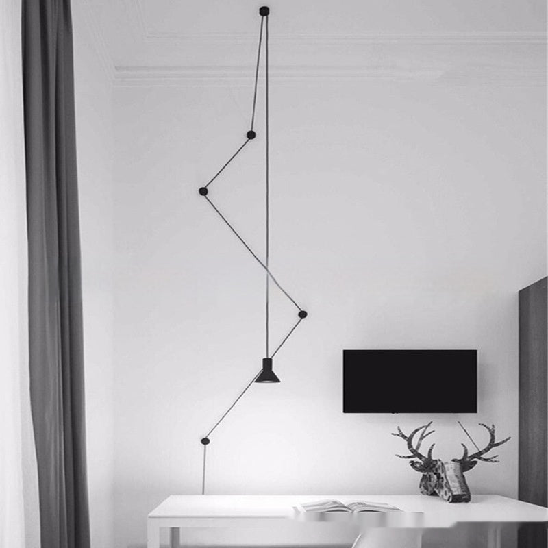 Retro Wire Decor Aluminum Wire Clips DIY Lighting Fixture Accessories