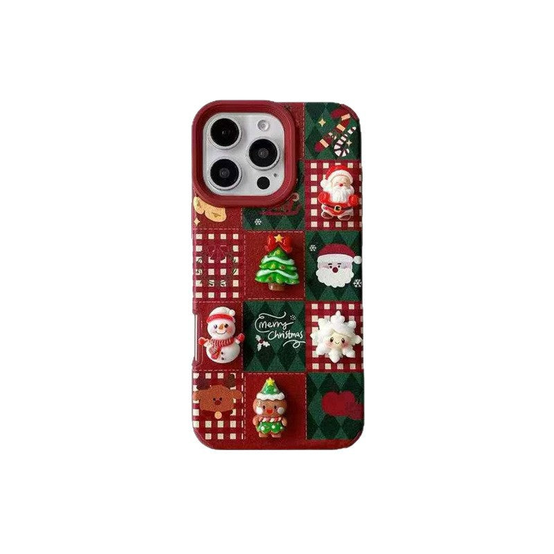 Cortex 3D Santa Claus Phone Case With Full-body Drop Protection