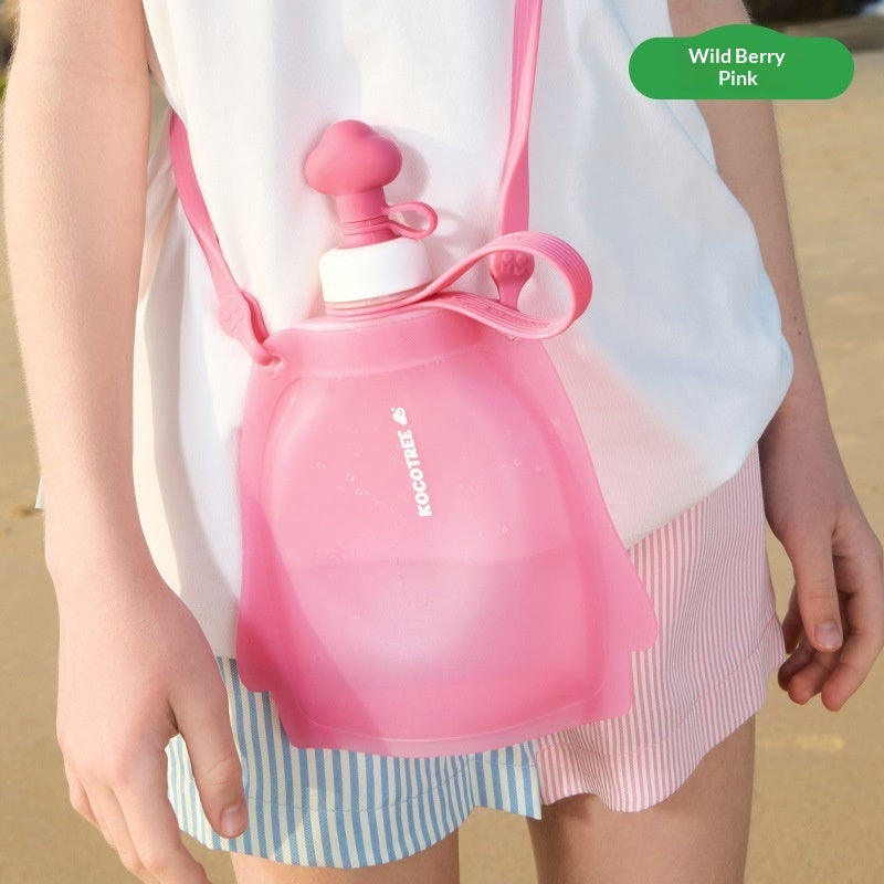 Outdoor Foldable Lightweight Large-capacity Water Bottle