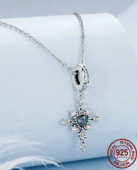 Retro Pattern Cross DIY Pendant Accessories