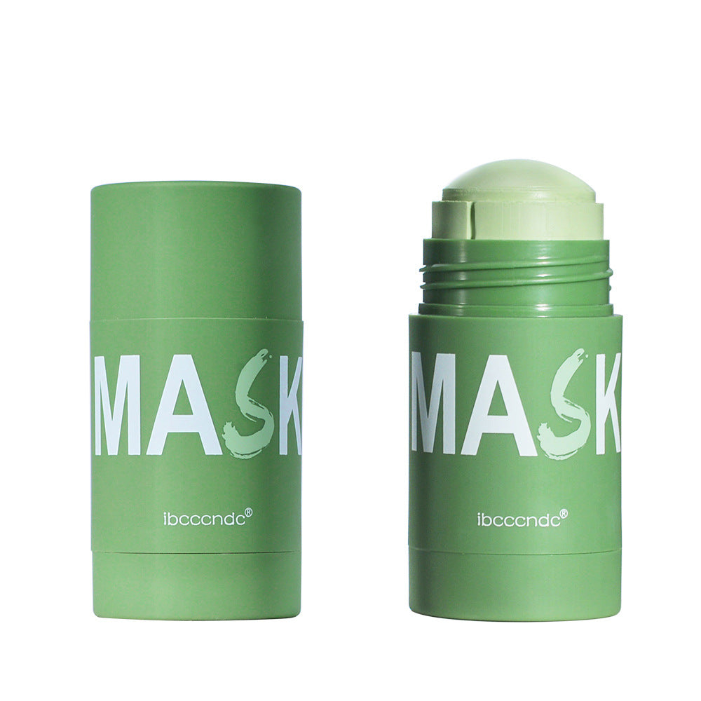 Green Tea Solid Cleansing Mud Stick Shu Soothing Moisturizing Green Mask Stick
