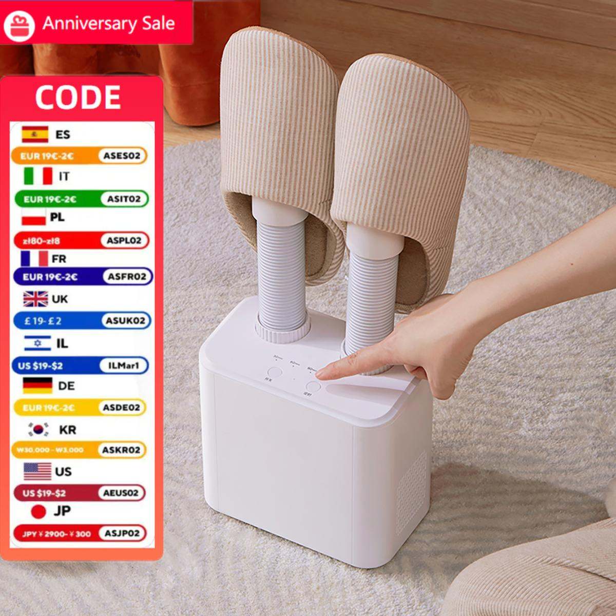 Support pan European shipping--Smart Home Deodorizer, Foot Warmer, Shoe Dryer