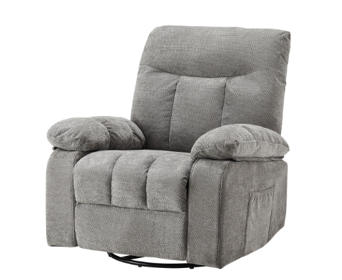 Rocking Chair And Lounge Chair, Rotating Lounge Chair With Vibration Massage And Lumbar Heating