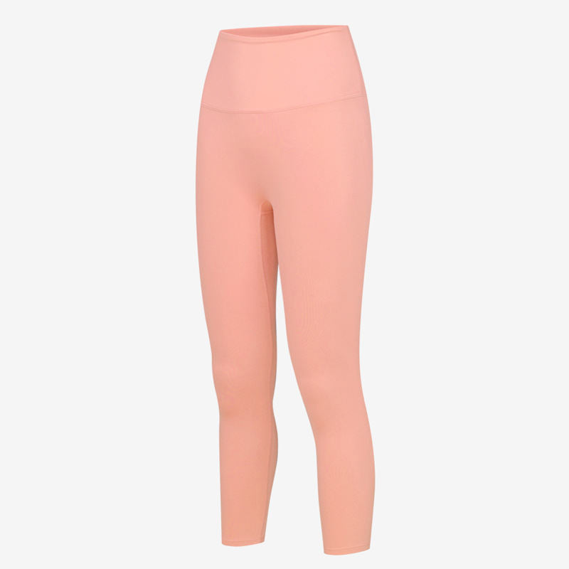 Wear-free Underwear Yoga Pants Seamless Nude Feel Peach Hip Raise Skinny Exercise Workout