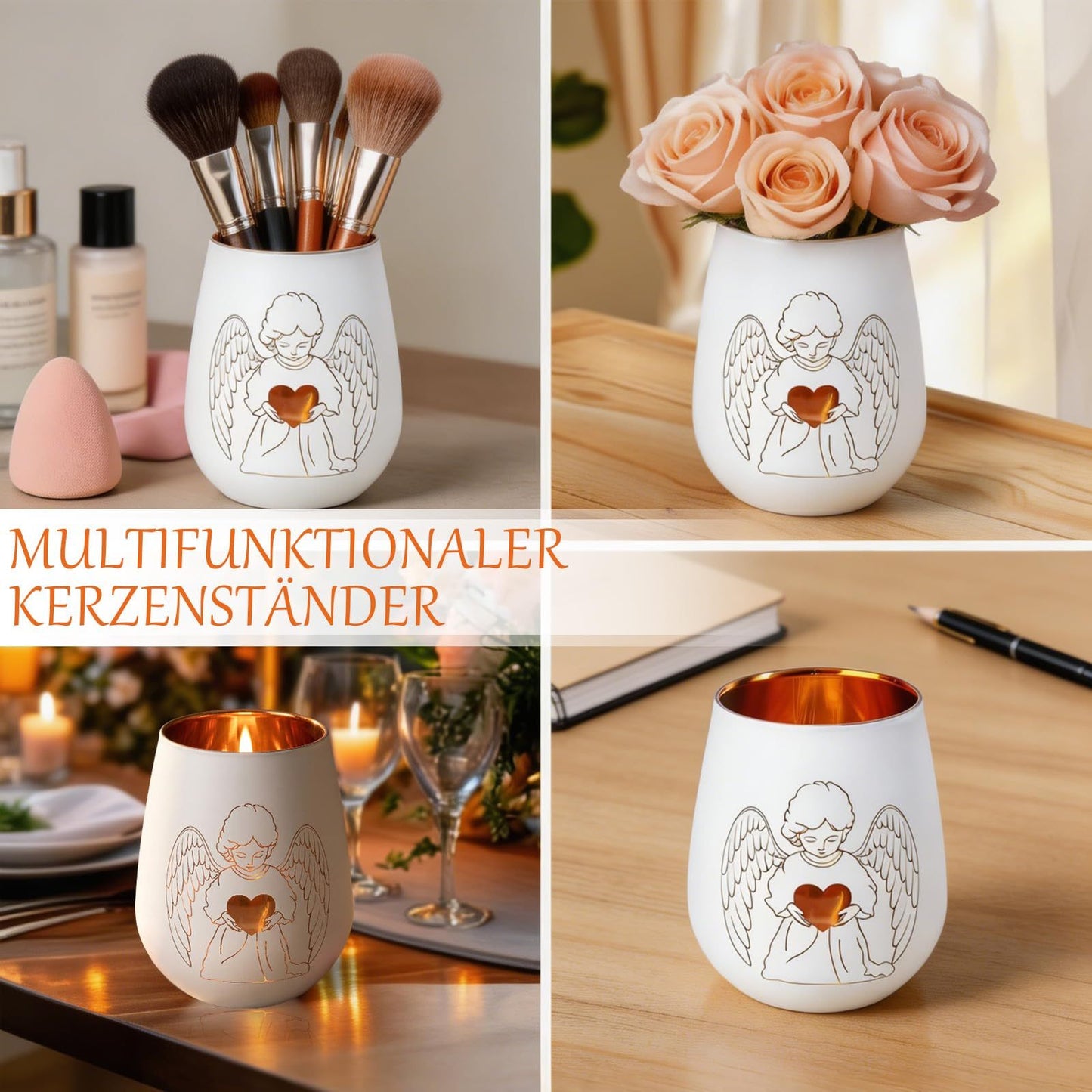 White Tealight Holder – Guardian Angel Design, Glass Lantern For Home & Office
Pink Beach Bag, Large Summer Handbag For Women, Spacious