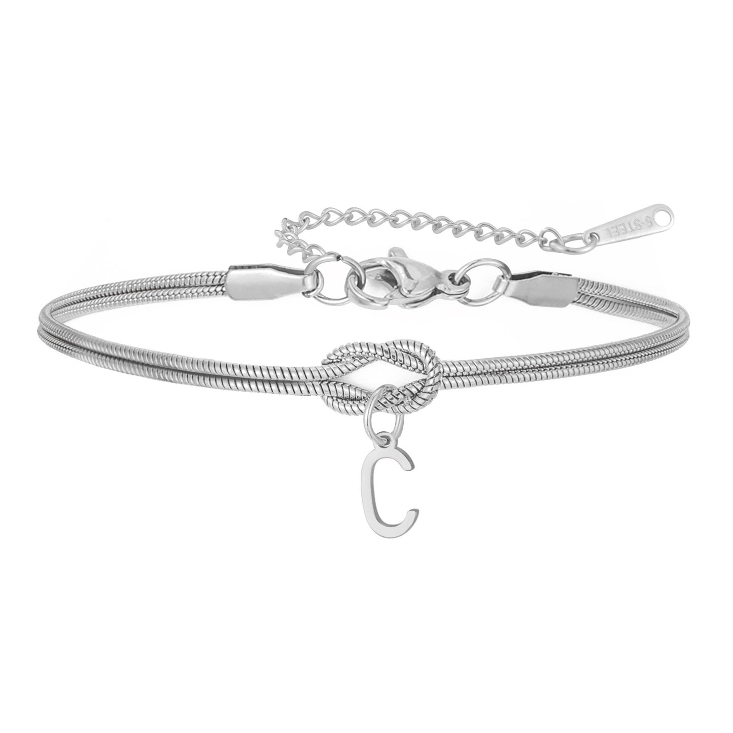 New Best-selling Wholesale 26-letter Handmade Knot Bracelets