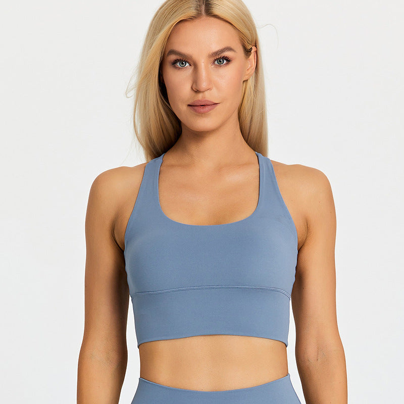 Women's Beauty Back Exercise Underwear Yoga Clothes With Chest Pad