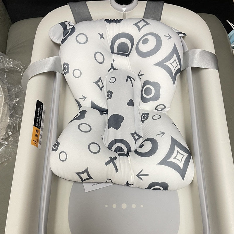 Newborn Baby Bath Support With Adjustable Non-Slip Bath Rack