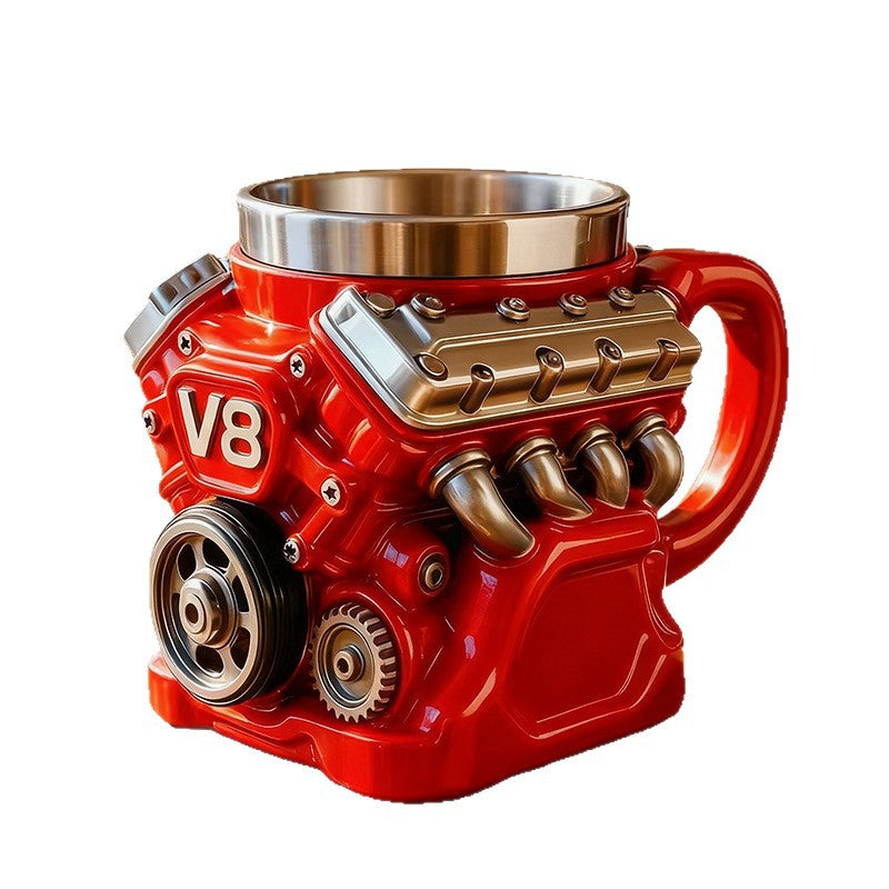 New Engine Resin Cup Engine Ornament High-end Personalized Craftwork