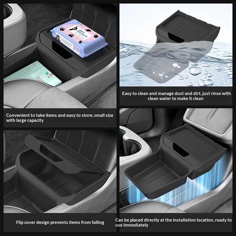 Center Console Lower Storage Box Car Storage Organizer Container