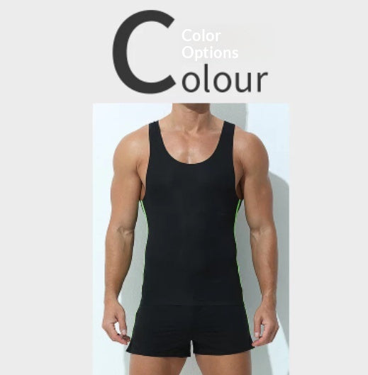 Men's Ice Silk Sports Vest Sexy Camisole Summer Quick-Drying Fitness Apparel