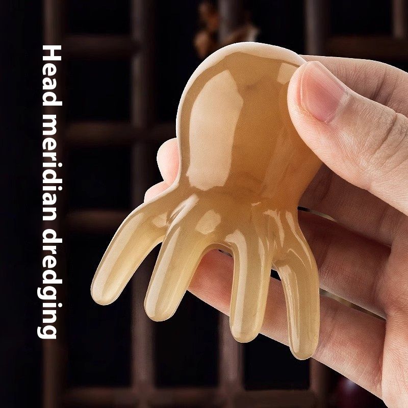 Octopus Massage Comb Head Meridian Scalp