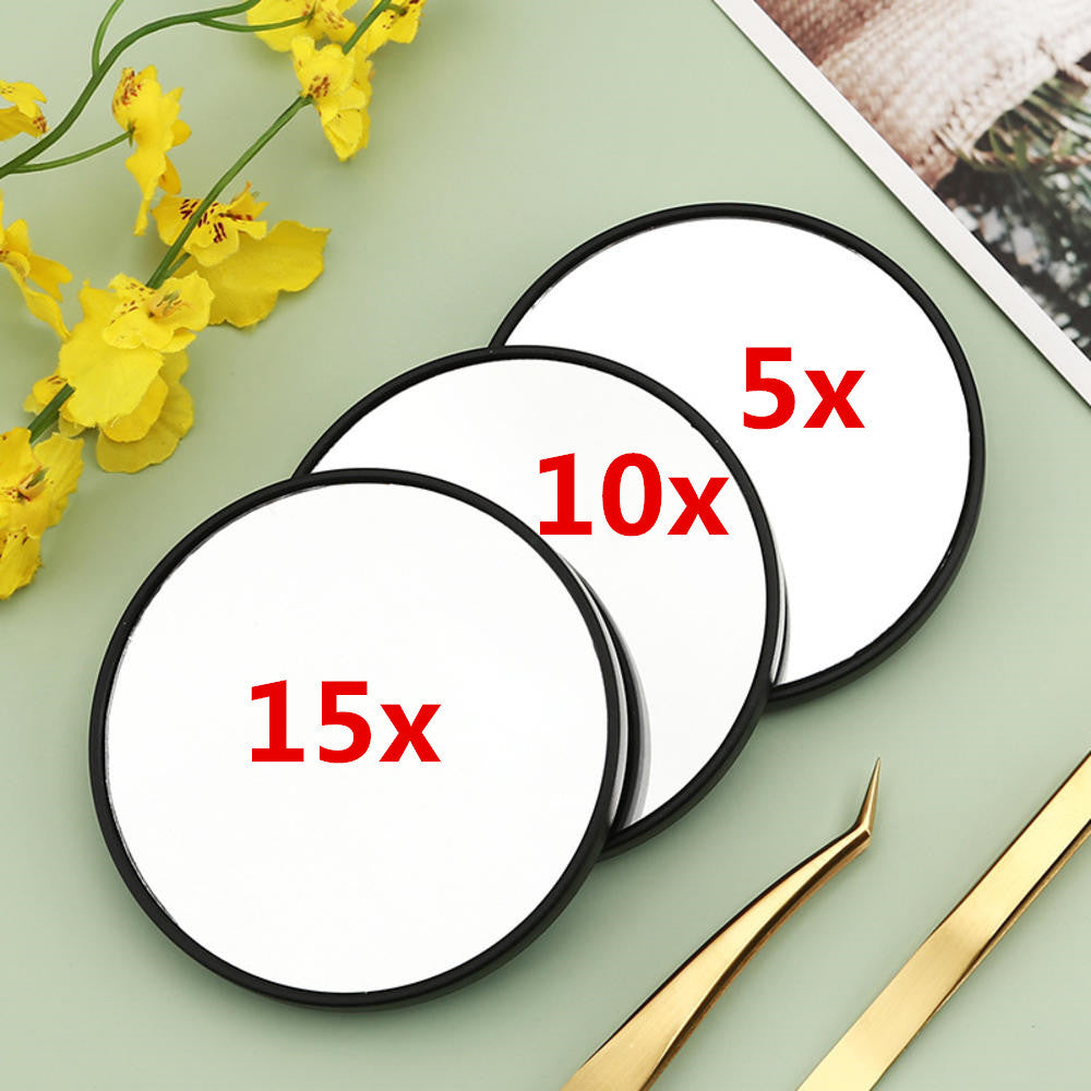 New 5X10X15X Magnifying Glass Sucker Beauty