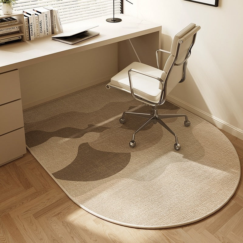 Anti-slip Home Curved Rug For Computer Chairs