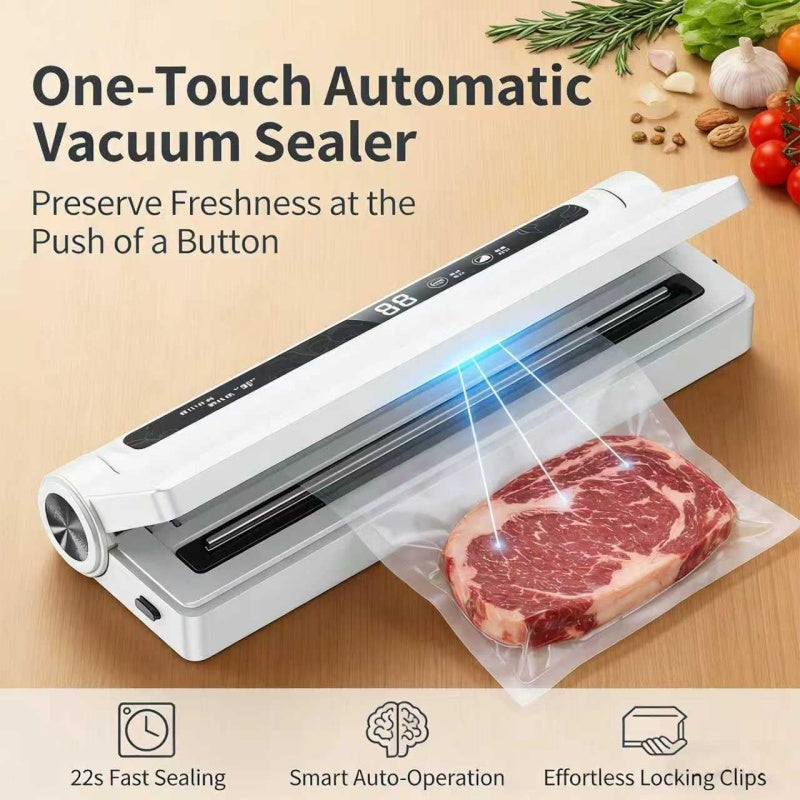 Vacuum Sealer Machine Food Saver Powerful Sealing System  20 Free Bags