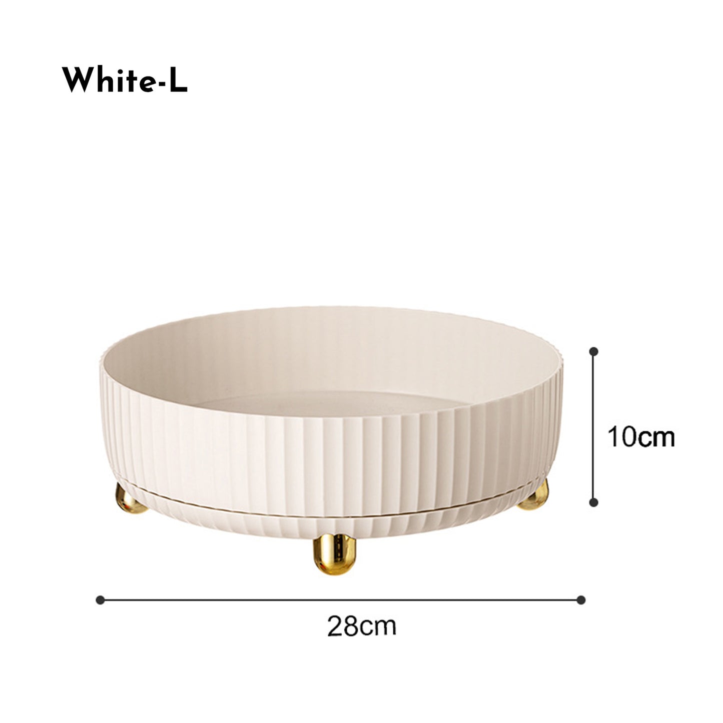 Makeup Perfume Organizer Tray 360 Degree Rotating Lazy Susan Skincare Lotion Organizer Spinning Cosmetics Storage For Dresser, Vanity, Bathroom Countertop