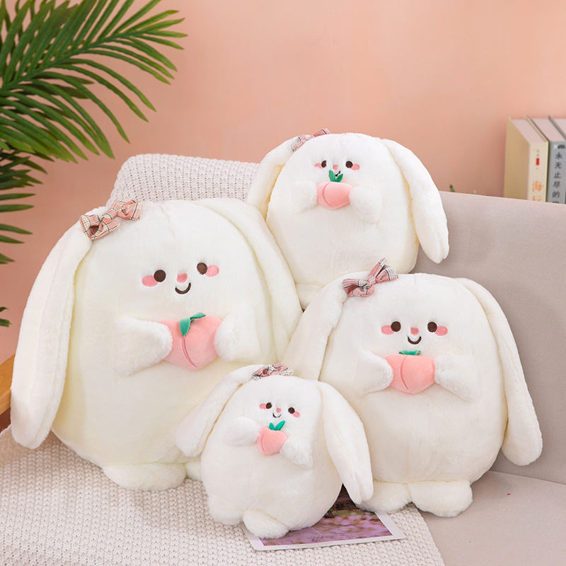 Casual Cute Rabbit Peach Doll Plush Toys
