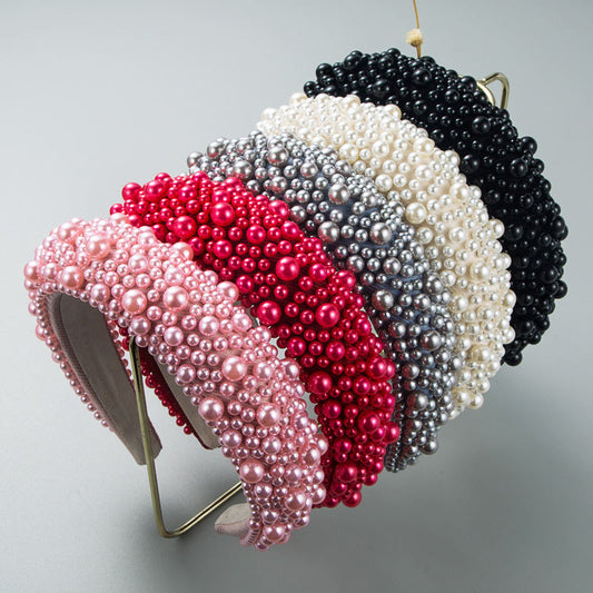 Baroque Sponge Pearl Hair Accessories