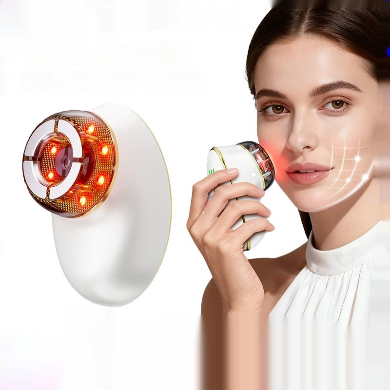 Vacuum Negative Pressure Adsorption Microcurrent Lifting Firming Photorejuvenation Beauty Device
