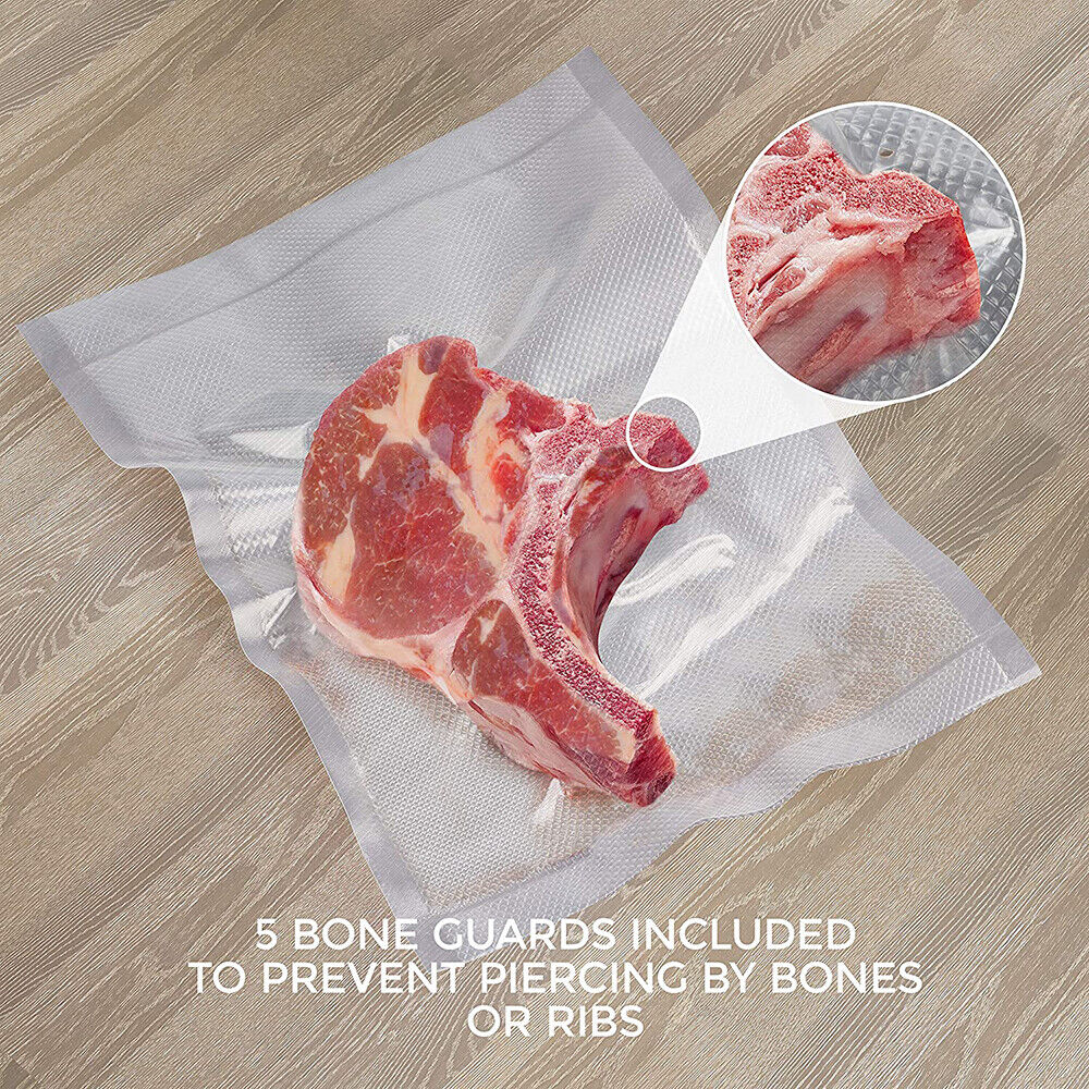 Vacuum Sealer Bags Rolls Vaccum Food Saver Storage Seal 15M 6M--2 Rolls-20cm X 6M