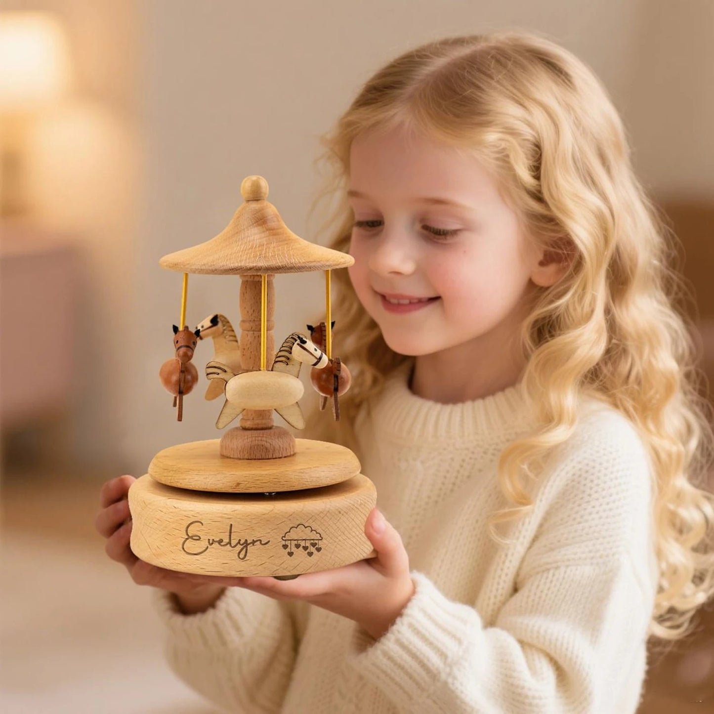 Wooden Creative Music Box For Home Decor